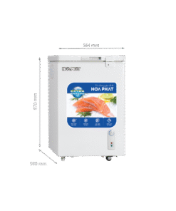 Tủ đông mini Hòa Phát HPF AD6107 107 lít 1 ngăn đông - dàn đồng 3 hcf 106s1d 07
